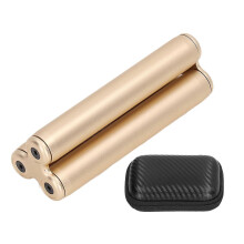 Fingertip Massage Roller Aluminium Alloy Relieve Stress Anxiety Handheld Decompression Toy Gold