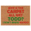 Natural Coco Coir Welcome Doormat 24 x 16 in 1