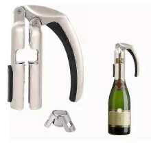 Champagne Bottle Opener & Cork Puller - Wine Stopper for Sparkling Wine & Fro Prosecco