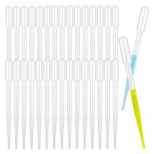 3ML Dropper Pipettes Plastic Transfer Pipette compatible for Lab Science,1000PCS