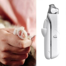 Cortauñas para perros, tijeras para mascotas con luces LED, recortador de uñas profesional, recortador