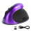 Optical Vertical Mouse Wireless 3rd Gen Right Hand Ergonomic Grip Office Gaming Computer MicePurple 1