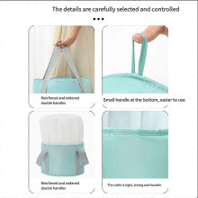 Foldable Foot Bath Bucket Deepening Soaking Basin Portable Sink Camping Foot Washing Bag for Outdoo