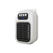 Portable Heater Mini Electric Heater Plug in Wall Room Heater Timed Rapid Heating for Office Bedroom White EU Plug