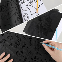 100 Sheets Carbon Transfer Paper Tracing Paper, Graphite Copy-Paper Tracing and Transferring Drawing