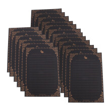 Vintage Schreibpapier Schwarz Mit Muster Für Brief Einladung