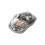 FMOUSE Wireless Bluetooth Mouse Transparent Magnetic Rechargeable Mouse Three Mode Silent Led Lamp Mouse for Laptop PC Grey 1