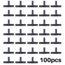 100 τεμάχια σύνδεσμοι άρδευσης με σταγόνες, σύνδεσμοι 16 χιλι
