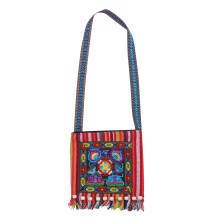 1Sac Crossbody Brodé Fleurs En Bambou Mode
