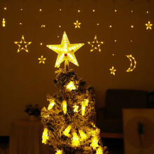 Christmas Star Tree Topper Light - Plastic, 1 Pack