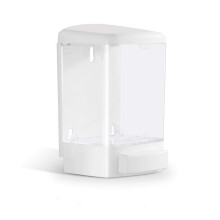 Wall Mounted Bathroom Soap Dispenser, Refillable Shower Gel and Shampoo Bottle, Easy Refill Design