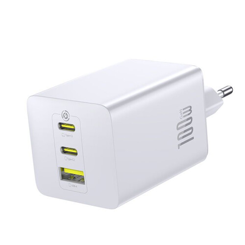Charger 2 x USB-C Quick Charge 4+ 30W SUPER SLIM white