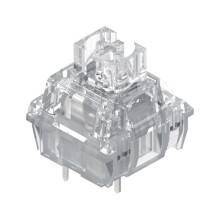 45 szt. przełączników Ice Static Axis V2, 39gf, cicha oś liniowa do osi klawiatury mechanicznej, DIY,