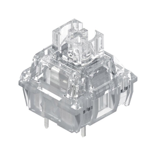 45PCS Ice Static Axis V2 Switch 39gf Silent Linear Axis for Mechanical Keyboard Axis DIY Custom Keyboard Switches