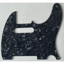 4 Ply Black Pearl Pickguard 1962 Replacement for Telecaster with Stratocaster Style Design