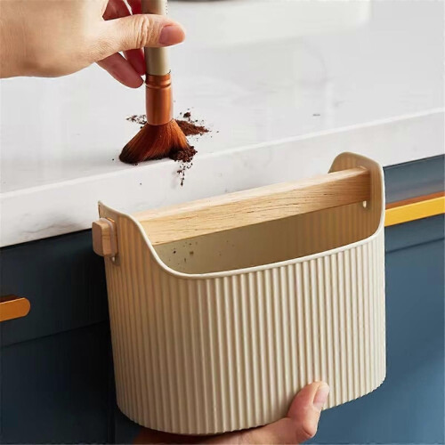 Coffee Knock Box Large Capacity Espresso Grounds Container Powder Beveled Residue Dump Bucket Maker