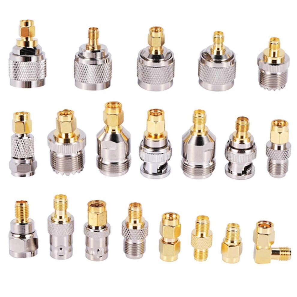Sma To Sma Bnc N F Uhf Rf Adapter Kit 20 Types, Sma Female To F Male, Sma Female To F Female 9319739798050