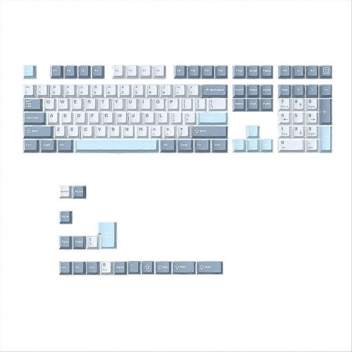 Σετ 125 κλειδιών PBT Double Shot Keycaps, ύψος κερασιάς, τύπου A