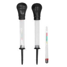 Electro-hydraulic measuring kit, 2 pieces, hydrometer, 1,100 to 1,300 mm