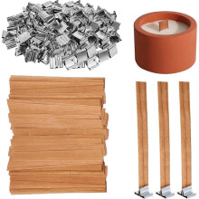 Candle Making Wood Wicks, Great compatible for DIY, Home Decor, Gifts