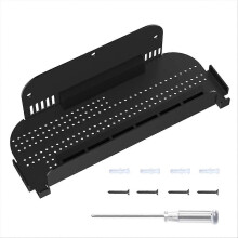 compatible for 2 Host Storage Rack Wall Mount Stand Holder Black