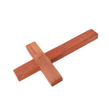 Rustikales Holz Wandanhänger Dunkelrot Für