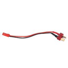 T Male to JST Male Cable Durable Portable 10cm 22AWG Soft Silicone Wire for RC Car Models Airplane Models
