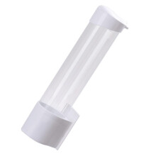 Wall Mount Cup Dispenser for Bathroom Sink, Plastic Paper Cup Holder with Space Saving Design