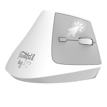 I300 Wireless Dual-Mode BT 2.4G Vertical Mouse Controls Three Machines Ergonomic Design Office Mous