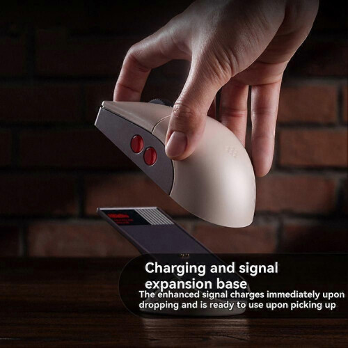 8BitDo Retro R8 Mouse with PAW 3395 Optical Sensor DPI 26K Wireless 4K Polling Mouse with Charging Dock Programmable