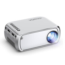 Projektori Mini kannettava videoprojektori, elokuvaprojektorit kotiteatteriin TYPE-C/USB/VGA/AV/Sm-liitännällä