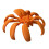 3D Printed Pumpkin Spider, Pumpkin Fidget Desk Statue, As Shown 1