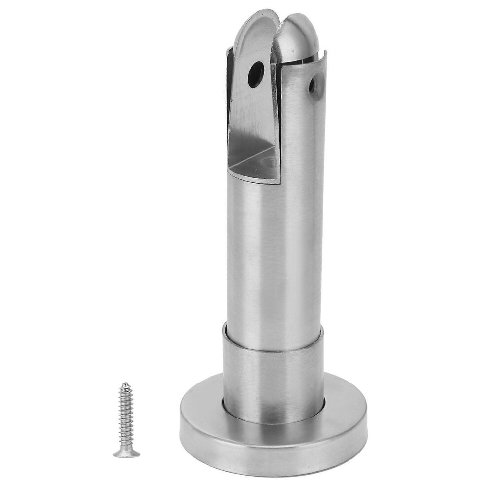 Stainless Steel Partition Support Foot, Glass Fence Clamp For Public Restroom 9319739870169