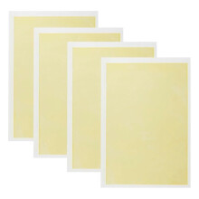 4pcs Laserengraving Marking Paper, White Laserdimming Paper Laserengraving Test Focus Paper for Ceramic Glass Metal