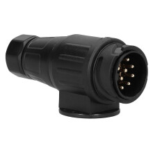 Adaptador de enchufe para remolque de 12 V y 13 pines. Conector de cableado. Accesorio compatible con