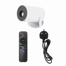 Proyector 720P de alta definición con rotación de 180 grados y decodificación 4K, compatible con hogares