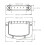 Adjustable Fixed Bridge Tailpiece Metal for Electric Guitar with Protective Cover ShellSilver 3