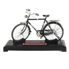 Alloy Bicycle Model Vintage Miniature Simulation Collection Free Standing Bike Model with Inflator Briefcase