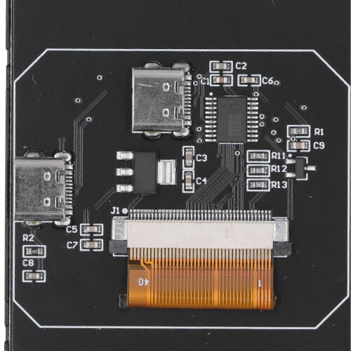 Mini Monitor 3.5in Display Screen USB Type C IPS Full View 320x480 Computer Accessory Special Data Cable 2