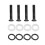 Ukulele Tuning Peg Cap, Small Fishtail Loop for Guitar Neck, Black 2