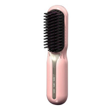 Piastra per capelli senza fili, pettine riscaldante, spazzola elettrica professionale compatibile con