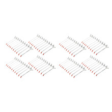 80 ganci singoli per pannello forato da 150 mm, per esposizione in negozio, adatti a pannelli da 25
