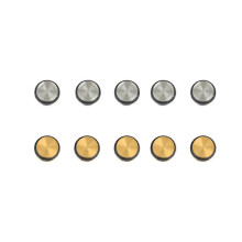 Flötenreparatur-Öffnungsstopfen aus Metall, 10 Stück, Flötenreparaturwerkzeug, Musikinstrument A