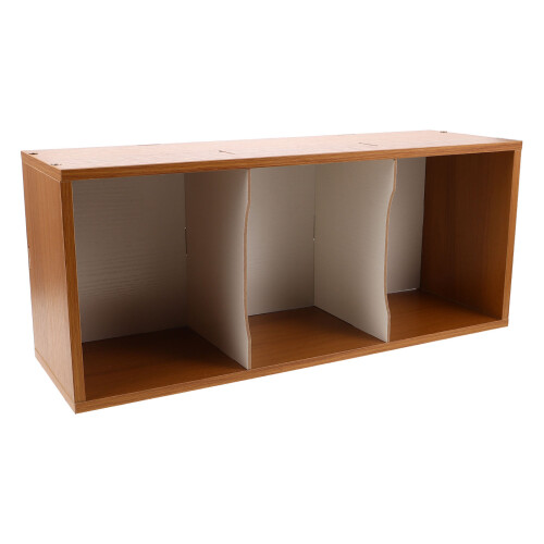 Rangement Cd Bois Naturel Support Disques Pour Bureau