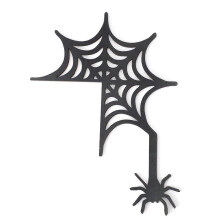 Halloween-Türschild mit Spinnenmotiv