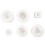 6 Pack Candle Silicone Molds,for Handmade Candle,Epoxy Resin,Wax 1