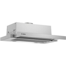 Bosch Serie 4 DFT63AC50 cooker hood Semi built-in (pull out) Silver 360 m3/h