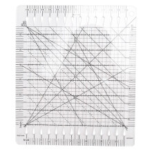 Nählineal, Stoffschneidelineal, Quiltzubehör, Werkzeuge, DIY, 6 Zoll