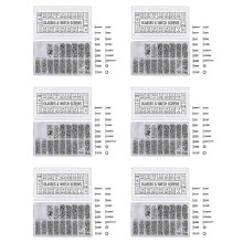 1000 Stück Edelstahl Brillen Uhr Reparatur Schraube Kit Set
