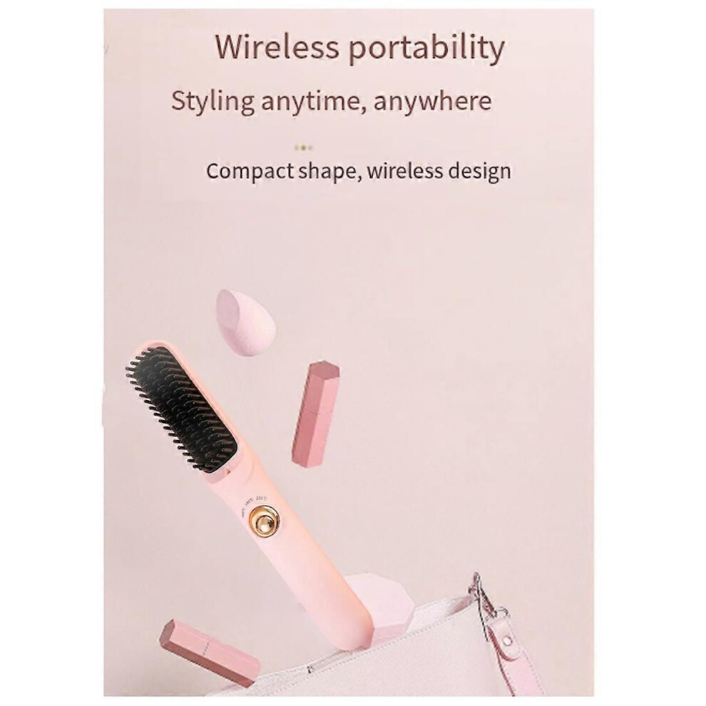 Hair Straightener Heating Comb Multifunctional Hair Curler EU Plug